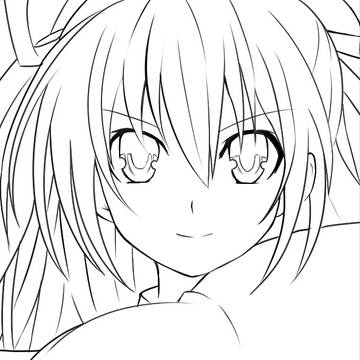 十香 線画