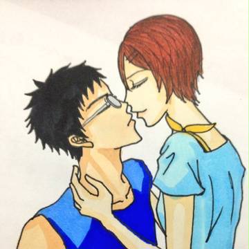キスの日：日リコ落書き