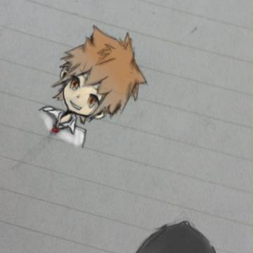 授業中の落書き君達
