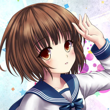 【オリジナル】セーラ服と青リボン【フリー素材サンプル用】