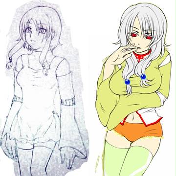十年以上前の絵を描き直したらこうなった