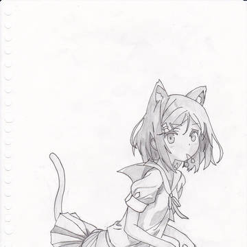変態王子と笑わない猫　月子　模写