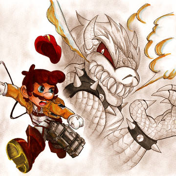 Attack on King Bowser Koopa