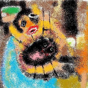 家の写真をまねして書いた