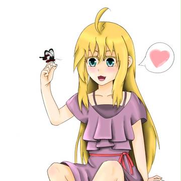 蝶々を大好き