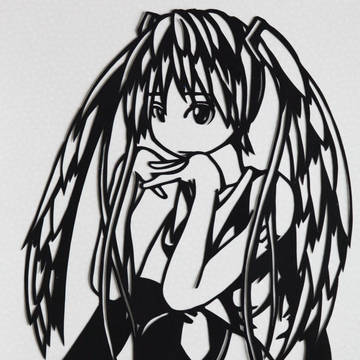 【切り絵】午後の初音ミク
