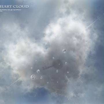 crying　heart　cloud