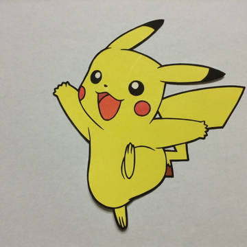 切り絵 ピカチュウ