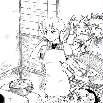 橋姫家の夕餉