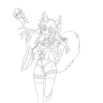 ちょっと前に描いたキャスターです。