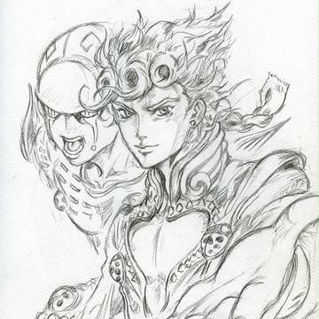 落書きでジョルノ