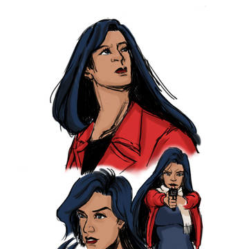 Gargoyles: Elisa Maza and Bronx