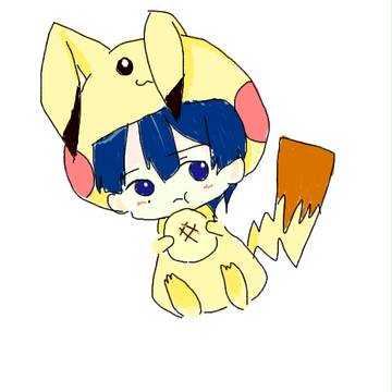 真斗が着ぐるみをきました