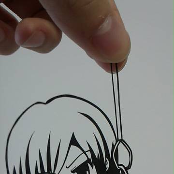 【切り絵】ミカサとり