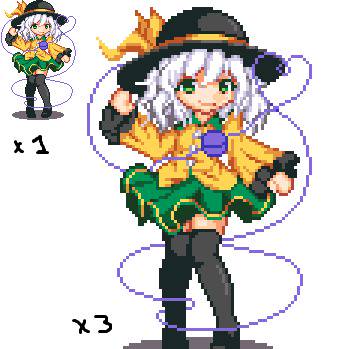 【ドット絵】　古明地こいし