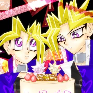 遊戯誕生日絵!+ついろぐ