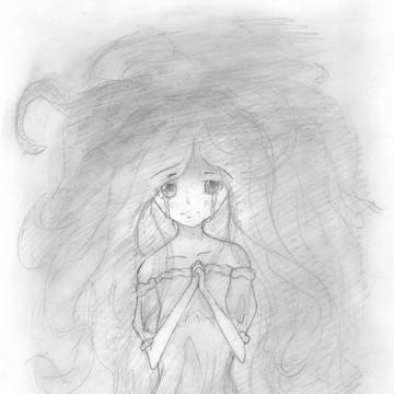 混沌の 中に いる 少女