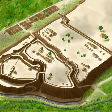 戦国の城　深大寺城(完成)