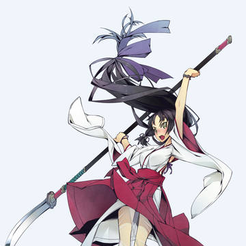 巫女×薙刀