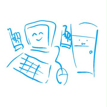 なかゆびぱそこん