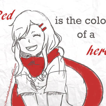 Red is the colour of a Hero