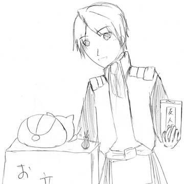 ながまささまwithにゃんこ。