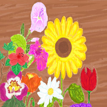 想いを花に…