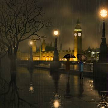 ロンドンの夜景