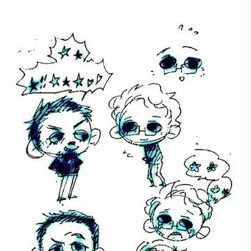 ミニたちの落書き