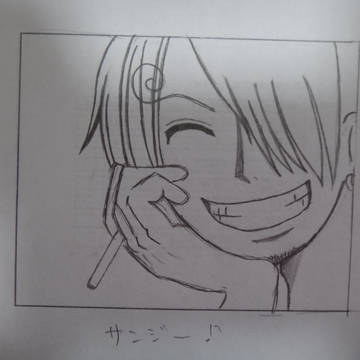サンジを描いてみた。