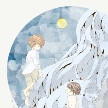 河岸の月 - イメージイラスト