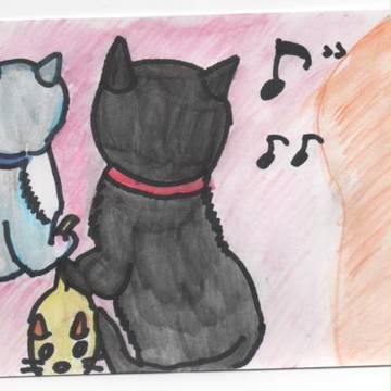 もしも、セバスチャンとシエル君が猫だったら。