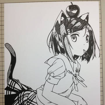 【切り絵】　筒隠月子