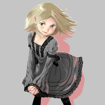 クリップペイントで厚塗り
