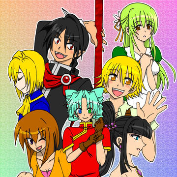 表紙風にオリ小説キャラを描いてみた