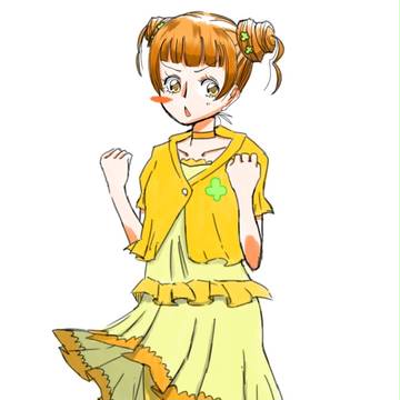 青黄夏服（ドキプリらくがき003）