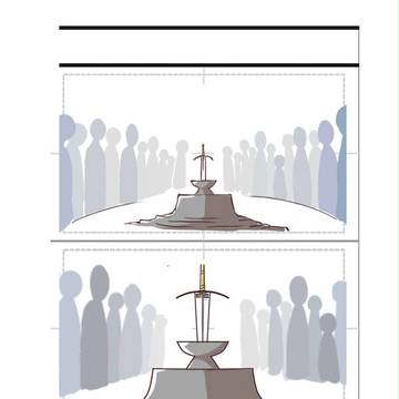 アニメ風パラパラ漫画