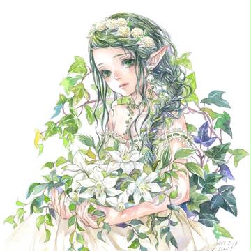 透明水彩メイキング