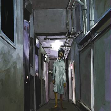 団地通路