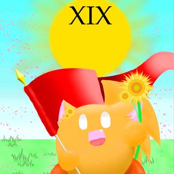 【ぴくカビ】タロットカード制作【XIX 太陽】