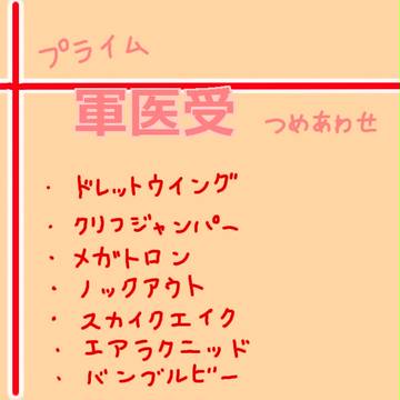 軍医受つめあわせ