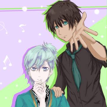 藍ちゃんとセシルくん