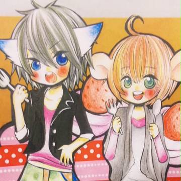 トムさんとジェリーさん(擬人化)