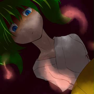 黒いキスメを描きたかったんだ