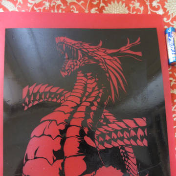 [切り絵]　青龍