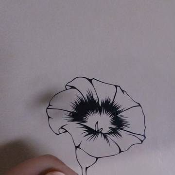 【切り絵】 朝顔 【花】