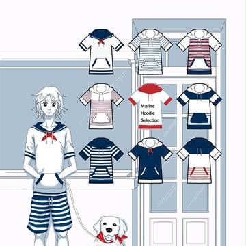marine hoodie selection