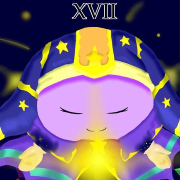 【ぴくカビ】タロットカード制作【XVII 星】