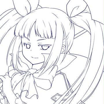 レイチェル線画