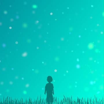 星空の中で